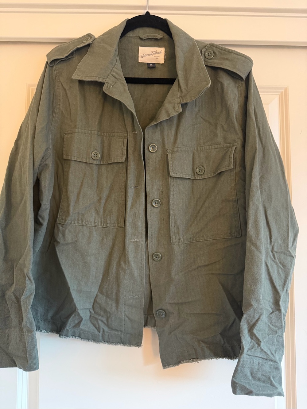 Universal Thread SZ XXL Military-Inspired Olive Green Field Jacket - Picture 5 of 5